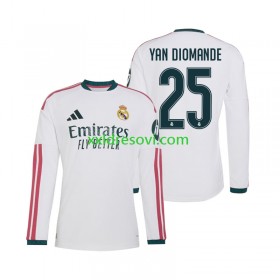 Real Madrid Yan Diomande 25 Domaći Nogometni Dres 2026-2027 Dugim Rukavima